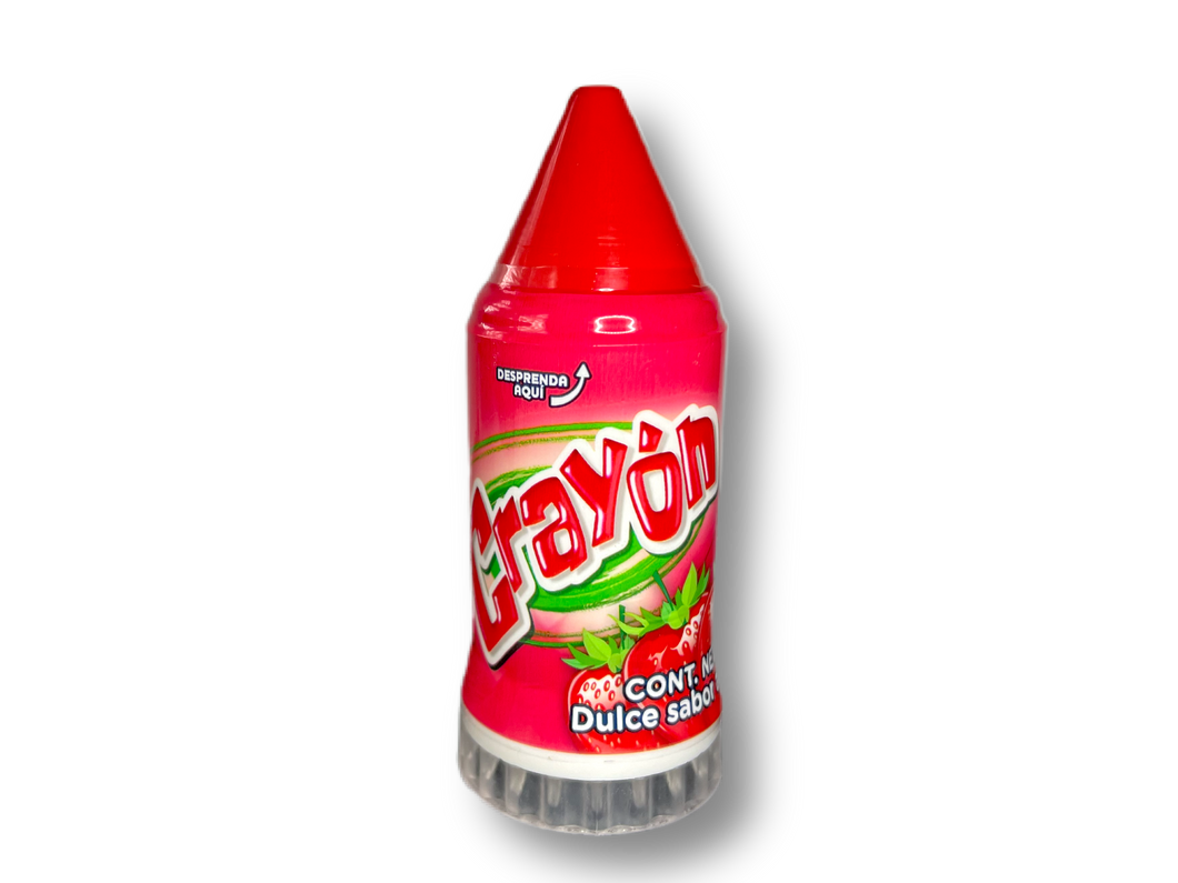 Crayon Dulce Sabor Fresa (Strawberry Flavored) - 1 Count